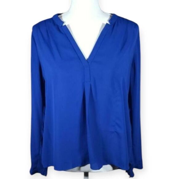 FOREVER 21 COBALT BLUE BLOUSE SZ.S EUC. - Picture 1 of 5